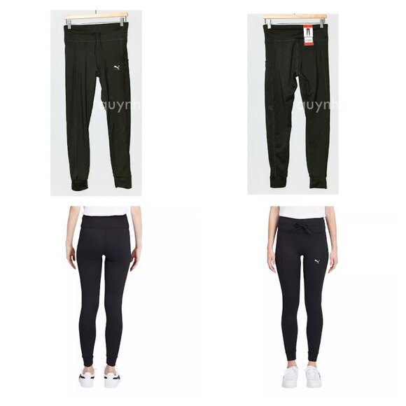 PUMA Ladies' Drawstring Tight with Pockets IN BLACK COLOR - Picture 1 of 7
